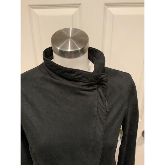 Marrakech Black Soft Asymmetrical Zip Moto Jacket, Size XS - Picture 2 of 6